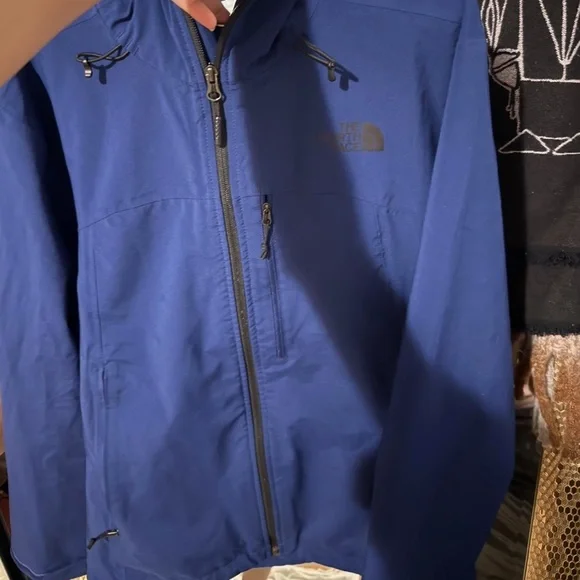 The North Face Royal Blue Hooded Jacket - Picture 2 of 4